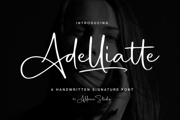 Adelliatte: The Handwritten Font That Stops the Scroll