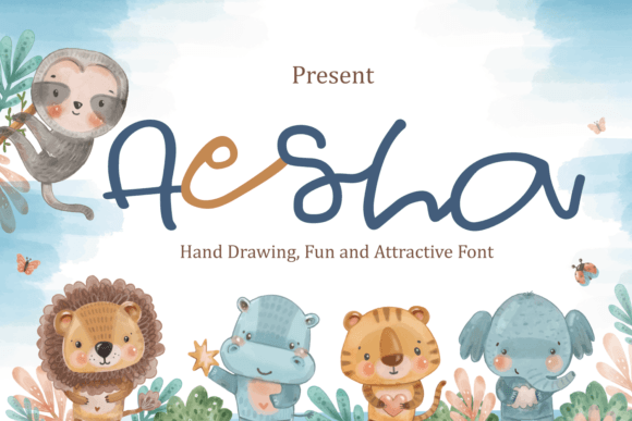 Aesha: A Font with Personality