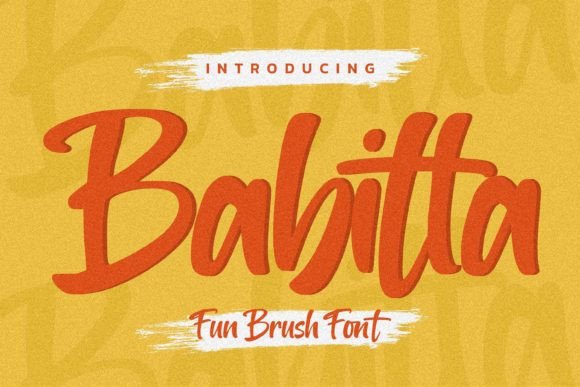 Babitta: A Handwritten Font for Editorial Impact