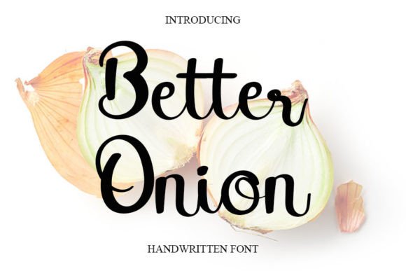 Better Onion: A Friendly Font for Creative Projects