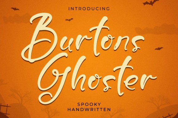 Bringing Burtons Ghoster Font to Life in Handmade Shops