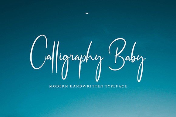 Calligraphy Baby: A Delicate Script for Real Projects