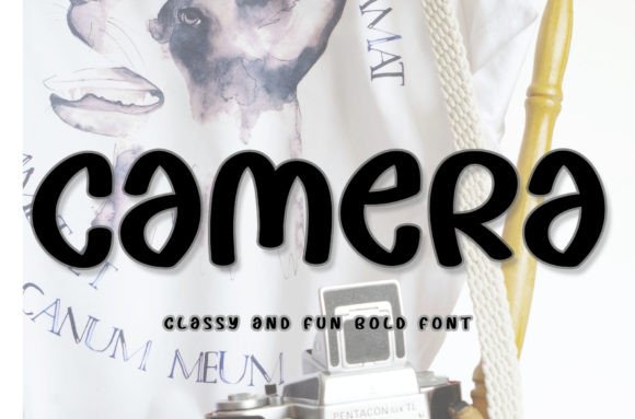Camera: A Handwritten Font for Editorial Design