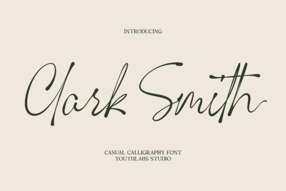 Clark Smith: A Script Font to Elevate Your Brand