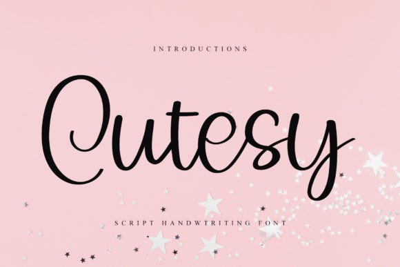 Cutesy: A Stylish Handwritten Font