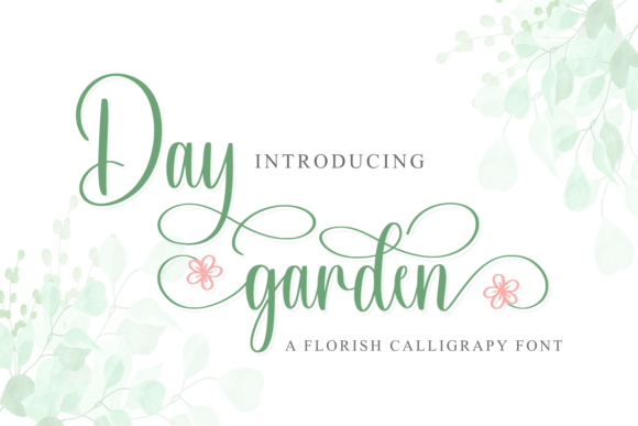 Daygarden: A Delicate Script Font