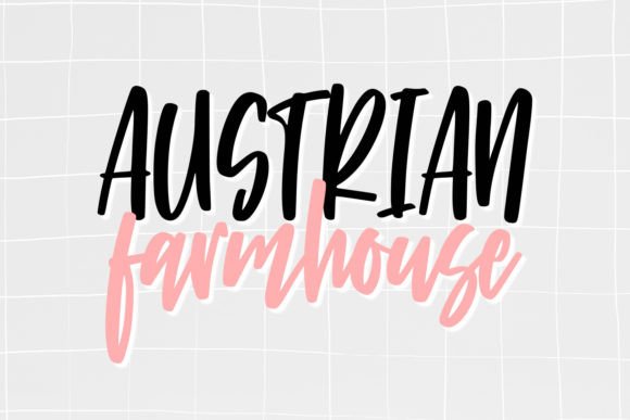 Designing with Austrian Farmhouse: A Quirky Handwriting Script for Brand Identity