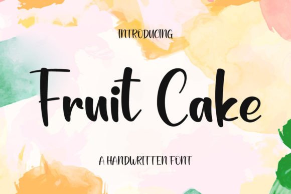 Fruit Cake Font for Professional Branding