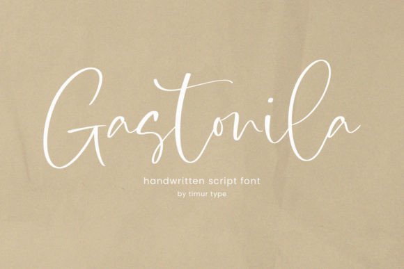 Gastonila: A Sweet Font for Business Branding