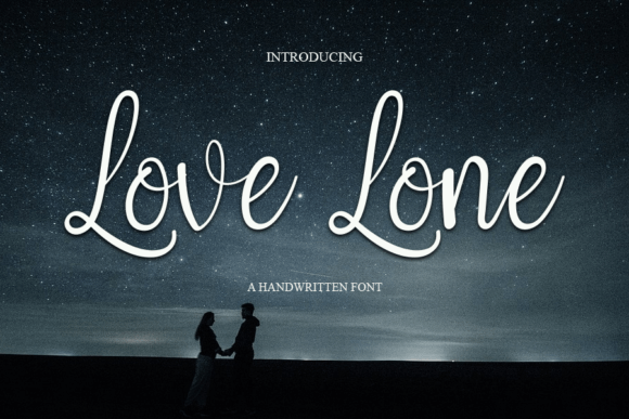 Love Lone Font for Web Design