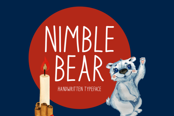 Nimble Bear: A Handwritten Font for Creative Campaigns