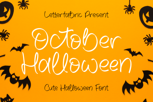 October Halloween Font for Business