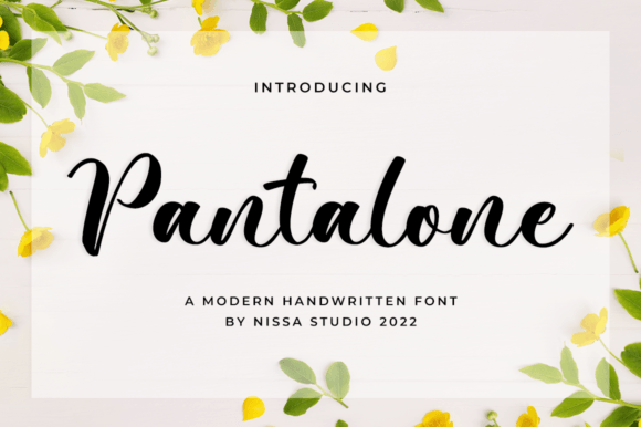 Pantalone Font: Elegant Script for Handmade Brands