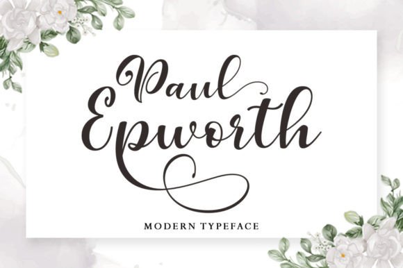 Paul Epworth: A Modern Script Font for Editorial Design