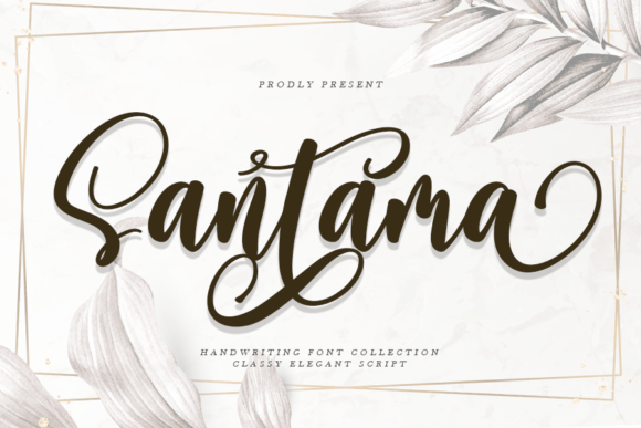 Santama Font Review: Elevating Campaign Visuals with Elegant Script