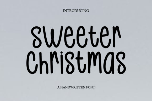 Sweeter Christmas Font for Web Design