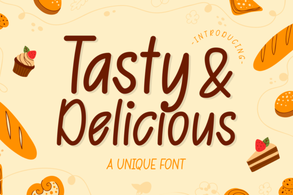 Tasty Delicious Font for Creative Campaigns
