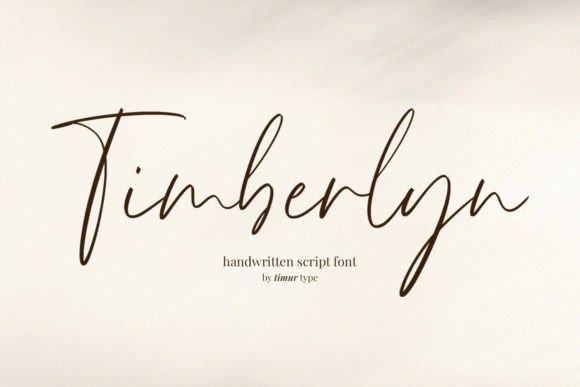 Timberlyn: A Delicate Handwritten Font for Web Design