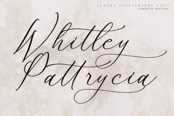 Whitley Pattrycia: A Luxurious Calligraphy Font