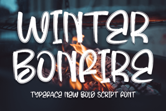 Winter Bonfire: A Bold Handwritten Font