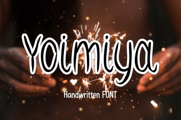 Yoimiya: A Handwritten Typeface for Warm Editorial Design