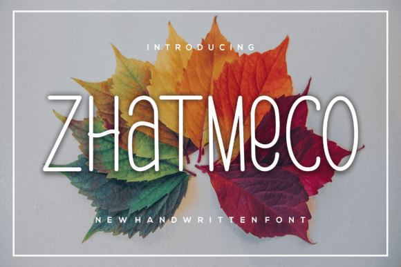 Zhatmeco: A Stylish Script Font for Crafters